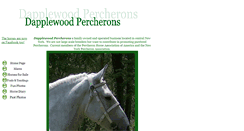 Desktop Screenshot of dapplewoodpercherons.com